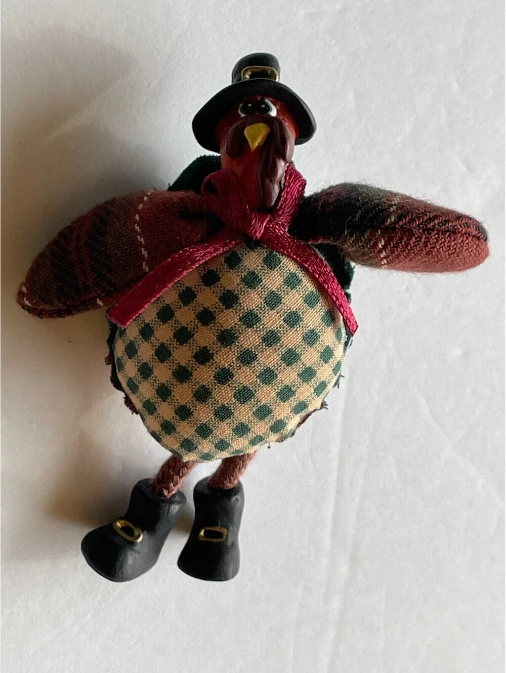 Thanksgiving Turkey Plush Cloth Brooch Pin